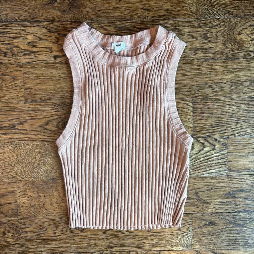 Aerie Ribbed High-Neck CroppedTank Top - Medium
